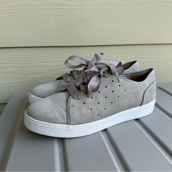 Vionic Keke Suede Upper Casual Supportive Sneakers Gray Size 8.5 Women’s - Picture 2 of 10